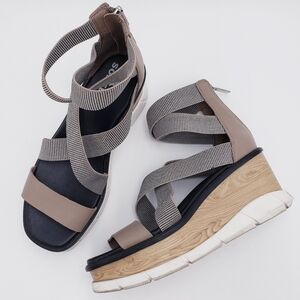 Sorel Women's Sandals - Black and Tan